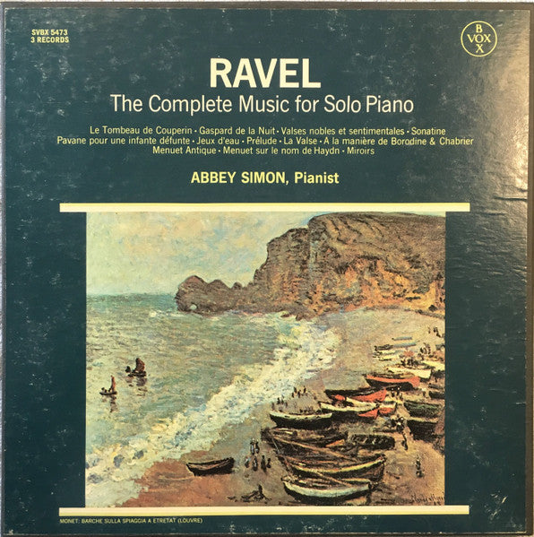 RAVEL / ABBEY SIMON - COMPLETE MUSIC FOR SOLO PIANO
