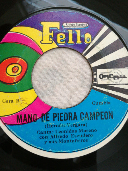 ALFREDO ESCUDERO - MIRA COMO SE JONDEA / MANO DE PIEDRA CAMPEON (7", 45 RPM)