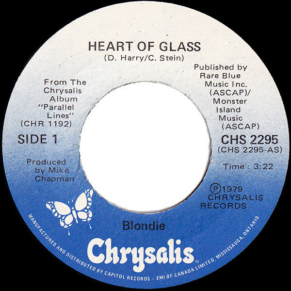 BLONDIE - HEART OF GLASS (7", 45 RPM)