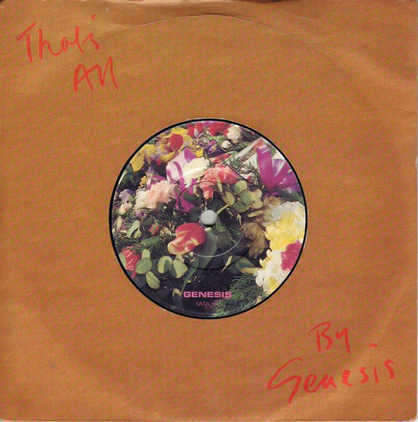 GENESIS - THAT'S ALL (7", 45 RPM)