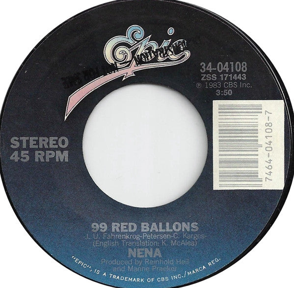 NENA - 99 LUFTBALLONS (7", 45 RPM)