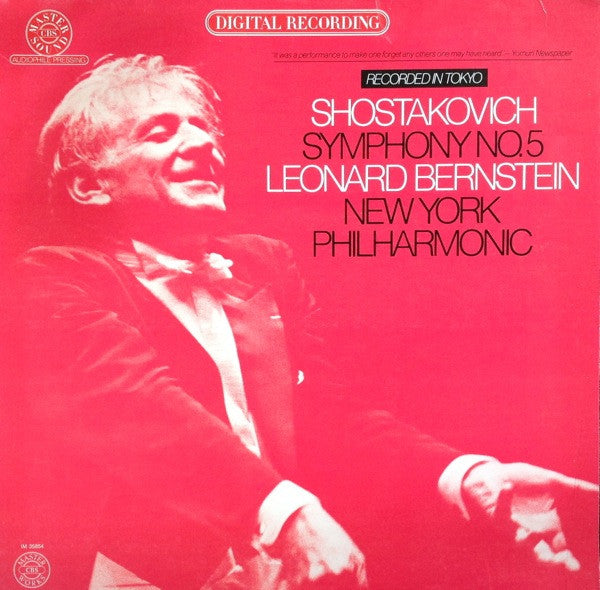 SHOSTAKOVICH - LEONARD BERNSTEIN, NEW YORK PHILHARMONIC - SYMPHONY NO. 5