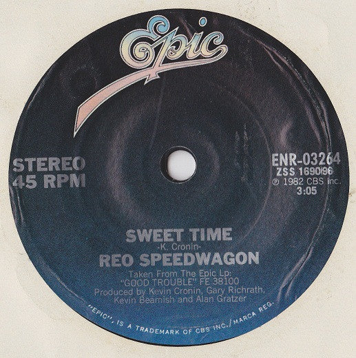 REO SPEEDWAGON - SWEET TIME (7", 45 RPM)