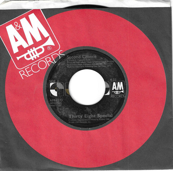 THIRTY EIGHT SPECIAL - SECOND CHANCE (7", 45 RPM)