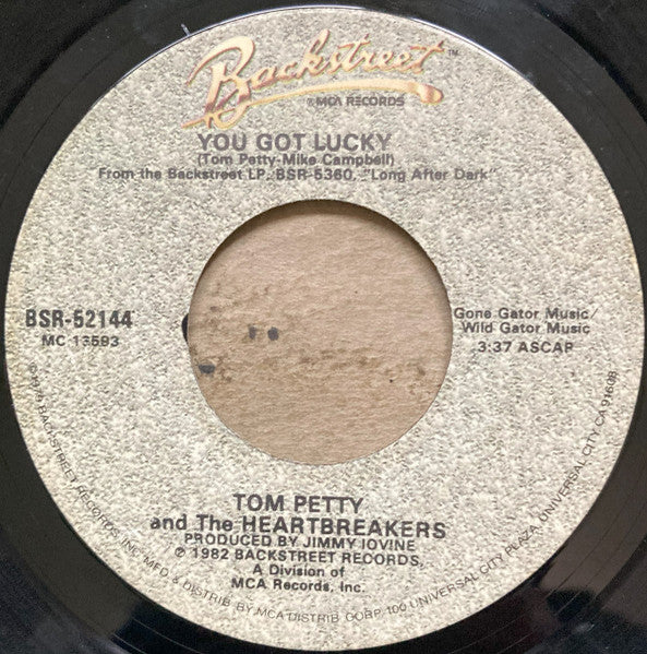 TOM PETTY AND THE HEARTBREAKERS - YOU GOT LUCKY (7", 45 RPM)