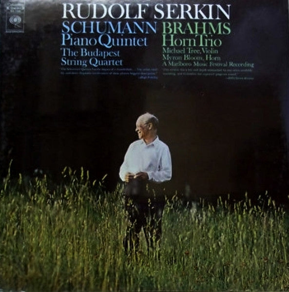 SCHUMANN / BRAHMS - MYRON BLOOM, MICHAEL TREE, RUDOLF SERKIN - PIANO QUINTET / HORN TRIO
