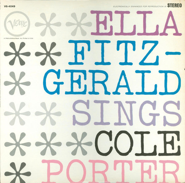 ELLA FITZGERALD - ELLA FITZGERALD SINGS COLE PORTER
