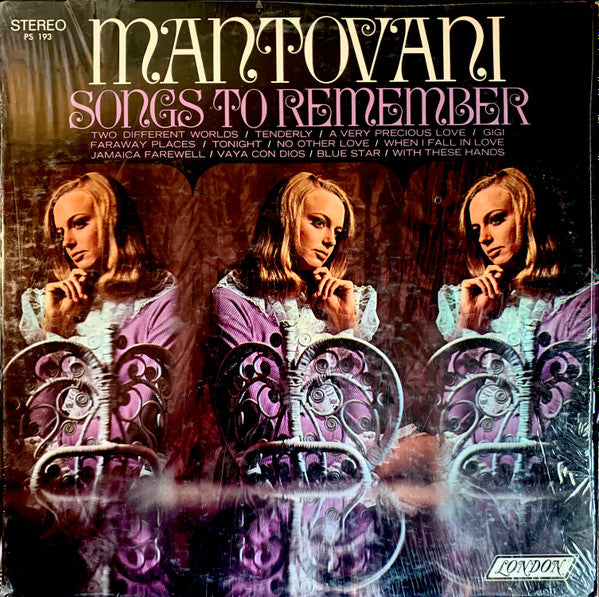MANTOVANI - SONGS TO REMEMBER