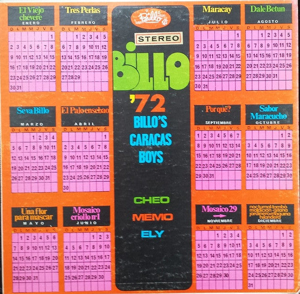 BILLO'S CARACAS BOYS - BILLO '72