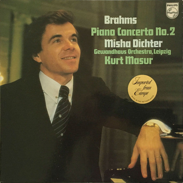 BRAHMS - MISHA DICHTER, GEWANDHAUS ORCHESTRA, LEIPZIG, KURT MASUR - PIANO CONCERTO N.2