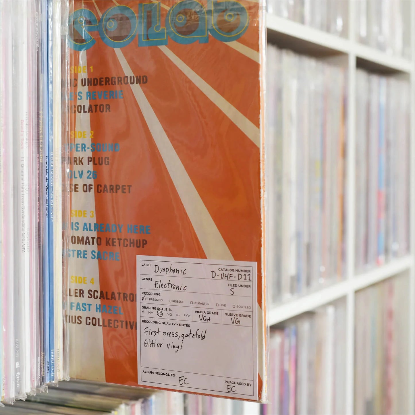 VINYL RECORD CATALOG CARDS