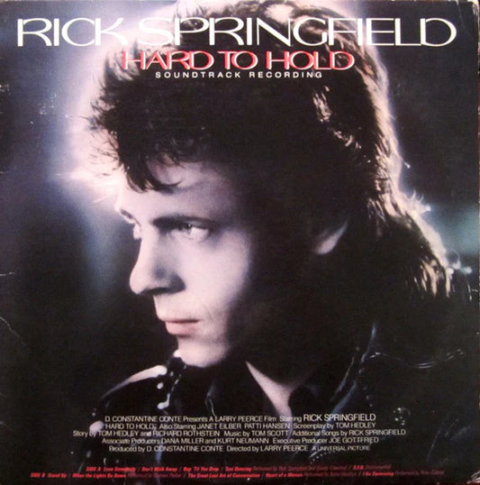 RICK SPRINGFIELD - DIFÍCIL DE SOSTENER (GRABACIÓN DE LA BANDA SONORA)