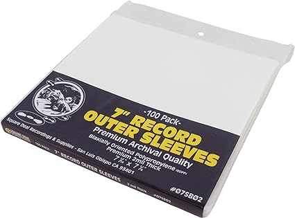 OUTER SLEEVE 7" VINYL RECORDS PREMIUM PROTECTION (25 PACK)