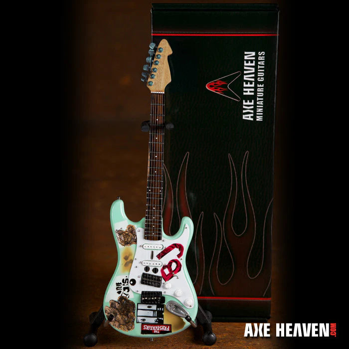 BILLIE JOE ARMSTRONG SIGNATURE BJ BLUE MINIATURE GUITAR REPLICA COLLECTIBLE