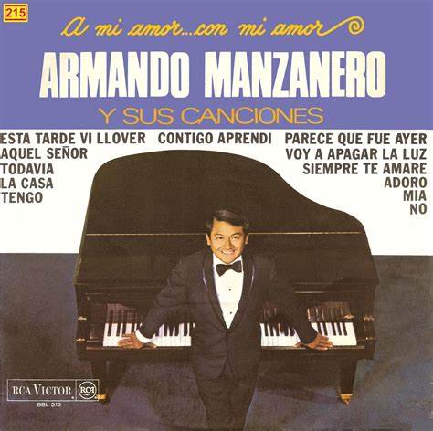 ARMANDO MANZANERO - A MI AMOR... CON MI AMOR