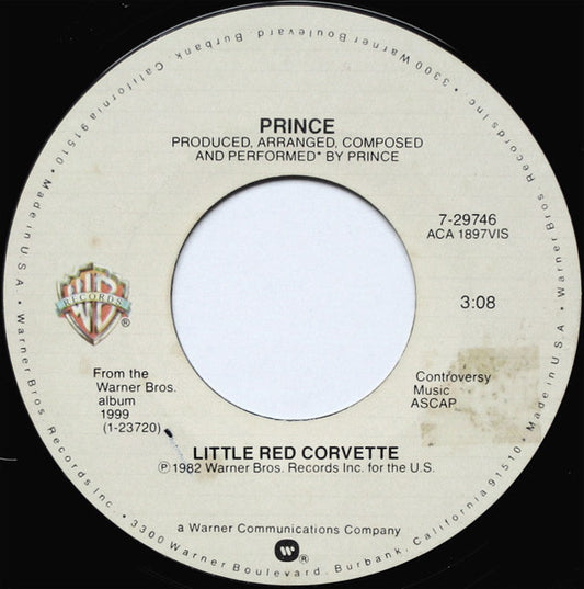 PRINCE - LITTLE RED CORVETTE (7", 45 RPM)