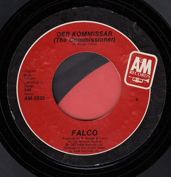 FALCO - DER KOMMISSAR / HELDEN VON HEUTE (7", 45 RPM)