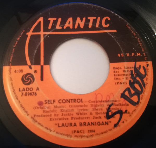 LAURA BRANIGAN - SELF CONTROL (7", 45 RPM)