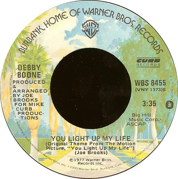 DEBBY BOONE - YOU LIGHT UP MY LIFE (7", 45 RPM)