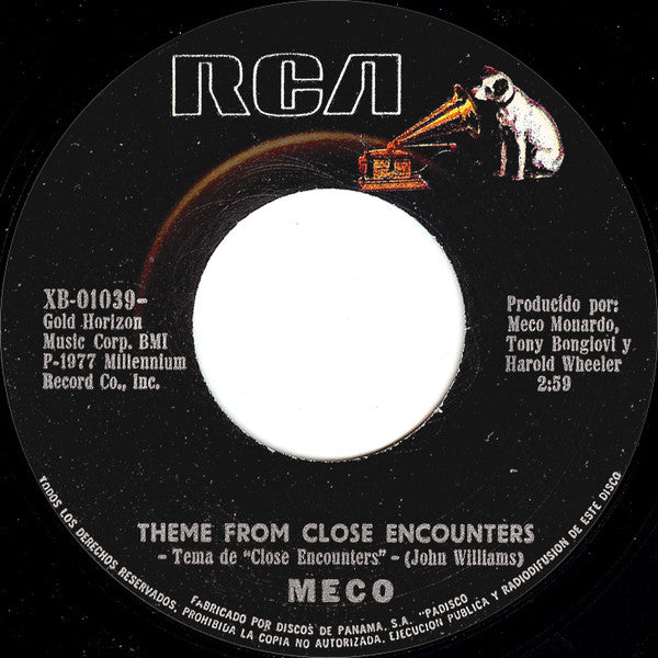 MECO - THEME FROM CLOSE ENCOUNTERS (7", 45 RPM)