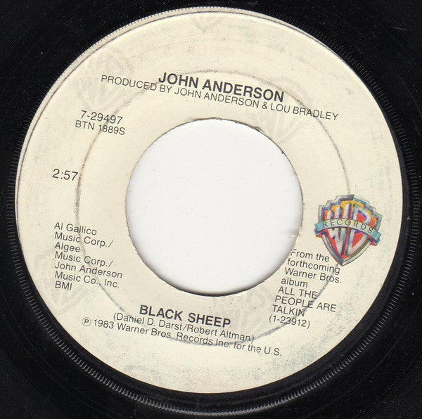 JOHN ANDERSON - BLACK SHEEP (7", 45 RPM)