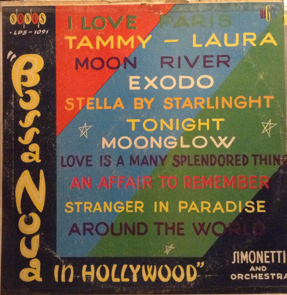SIMONETTI AND ORCHESTRA - BOSSA NOVA IN HOLLYWOOD
