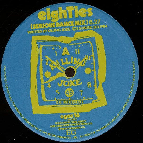 KILLING JOKE - EIGHTIES (12", 45 RPM)