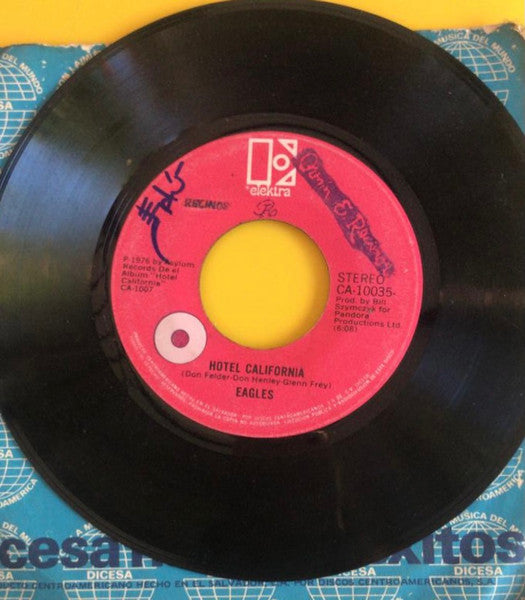 EAGLES - HOTEL CALIFORNIA (7", 45 RPM)