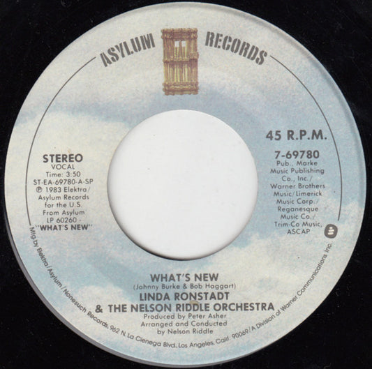 LINDA RONSTADT & THE NELSON RIDDLE ORCHESTRA - WHAT´S NEW