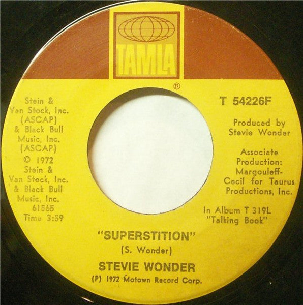 STEVIE WONDER - SUPERSTITION (7", 45 RPM)