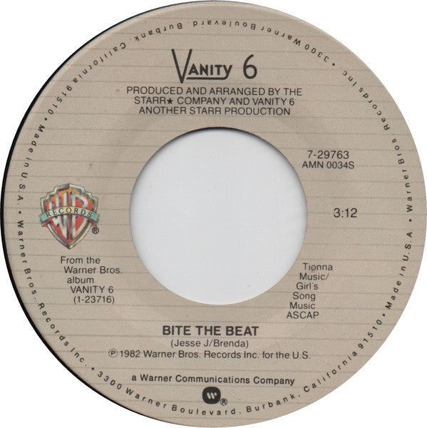 VANITY 6 - BITE THE BEAT (7", 45 RPM)
