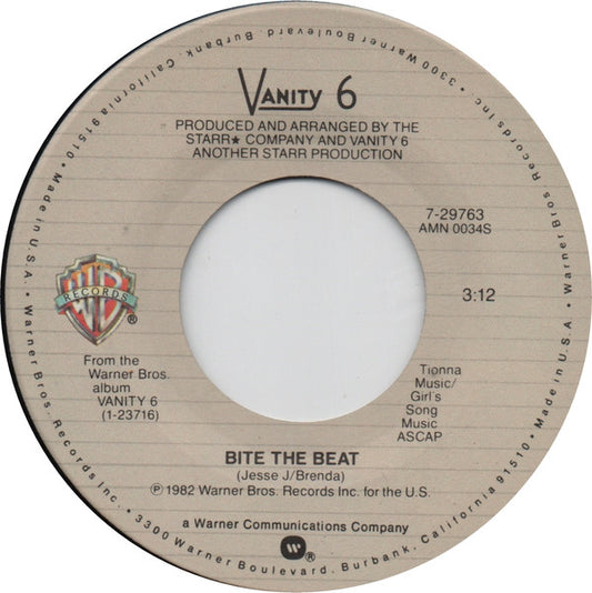 VANITY 6 - BITE THE BEAT (7", 45 RPM)