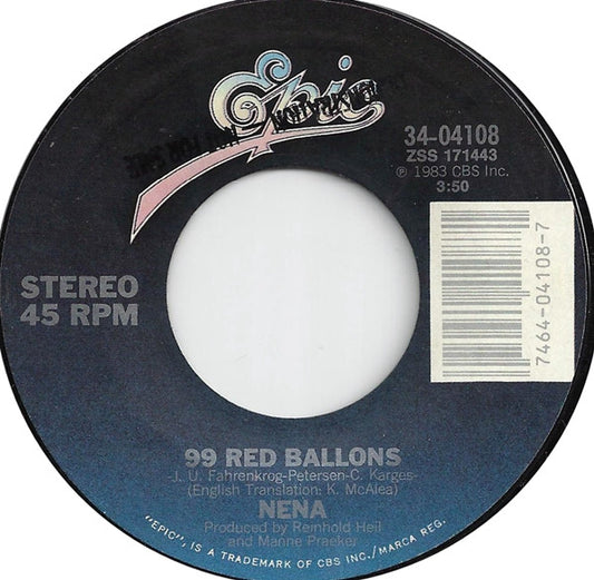 NENA - 99 LUFTBALLONS (7", 45 RPM)