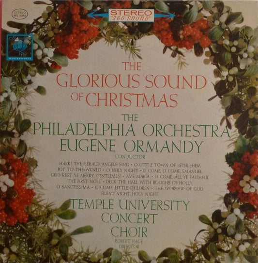 THE PHILADELPHIA ORCHESTRA, THE TEMPLE UNIVERSITY CONCERT CHOIR - THE GLORIOUS SOUND OF CHRISTMAS