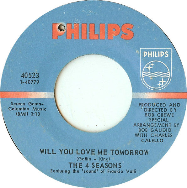 THE 4 SEASONS – WILL YOU LOVE ME TOMORROW (7", 45 RPM)