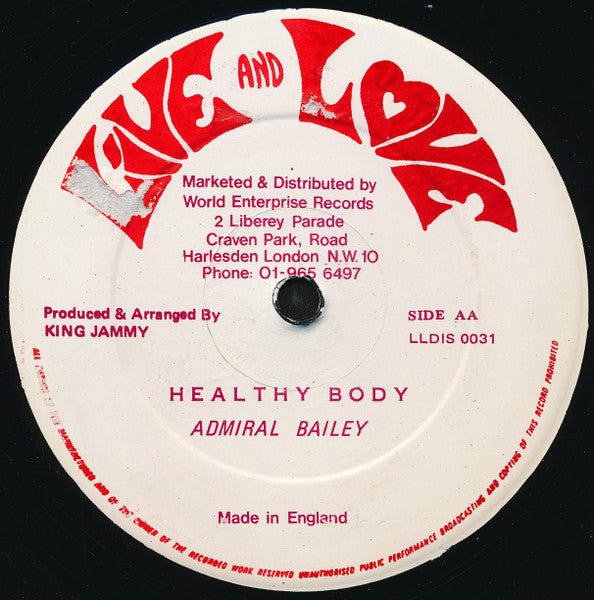 ADMIRAL BAILEY - HEALTHY BODY