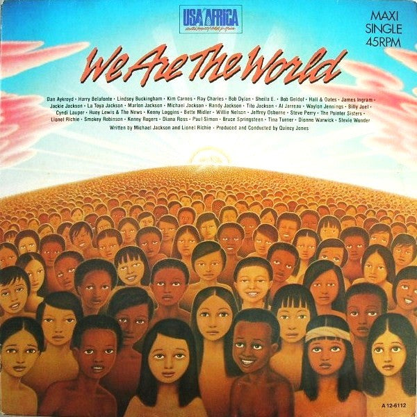 USA FOR AFRICA - WE ARE THE WORLD (12", 45 RPM)