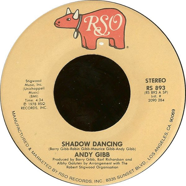ANDY GIBB - SHADOW DANCING (7", 45 RPM)