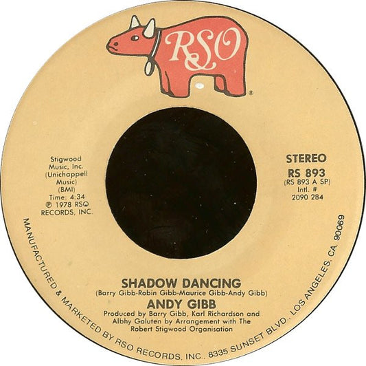 ANDY GIBB - SHADOW DANCING (7", 45 RPM)