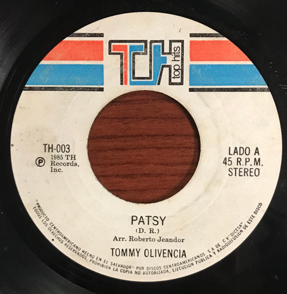 TOMMY OLIVENCIA - PATSY / POR ELLA (7", 45 RPM)