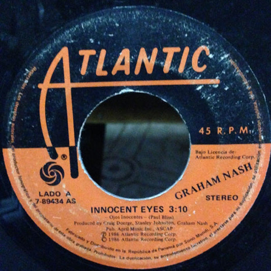 GRAHAM NASH - INNOCENT EYES (7", 45 RPM)