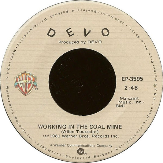 DEVO - WORKING IN THE COAL MINE (7", 45 RPM)