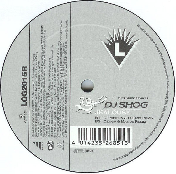 DJ SHOG - JEALOUSY (THE LIMITED REMIXES)