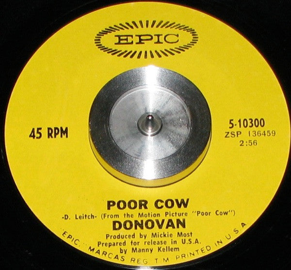 DONOVAN – POOR COW / JENNIFER JUNIPER (7", 45 RPM)