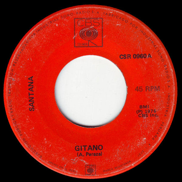 SANTANA - GITANO / EUROPA (7", 45 RPM)