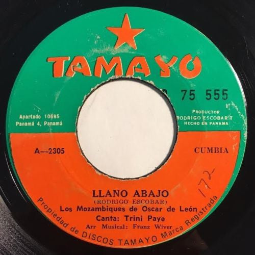 LOS MOZAMBIQUES - LLANO ABAJO / POR EL AMOR DE UNA MUJER (7", 45 RPM)