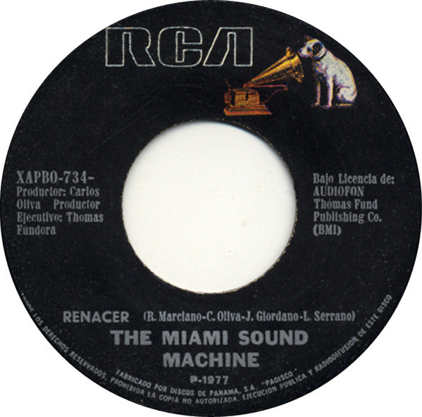 THE MIAMI SOUND MACHINE - RENACER (7", 45 RPM)