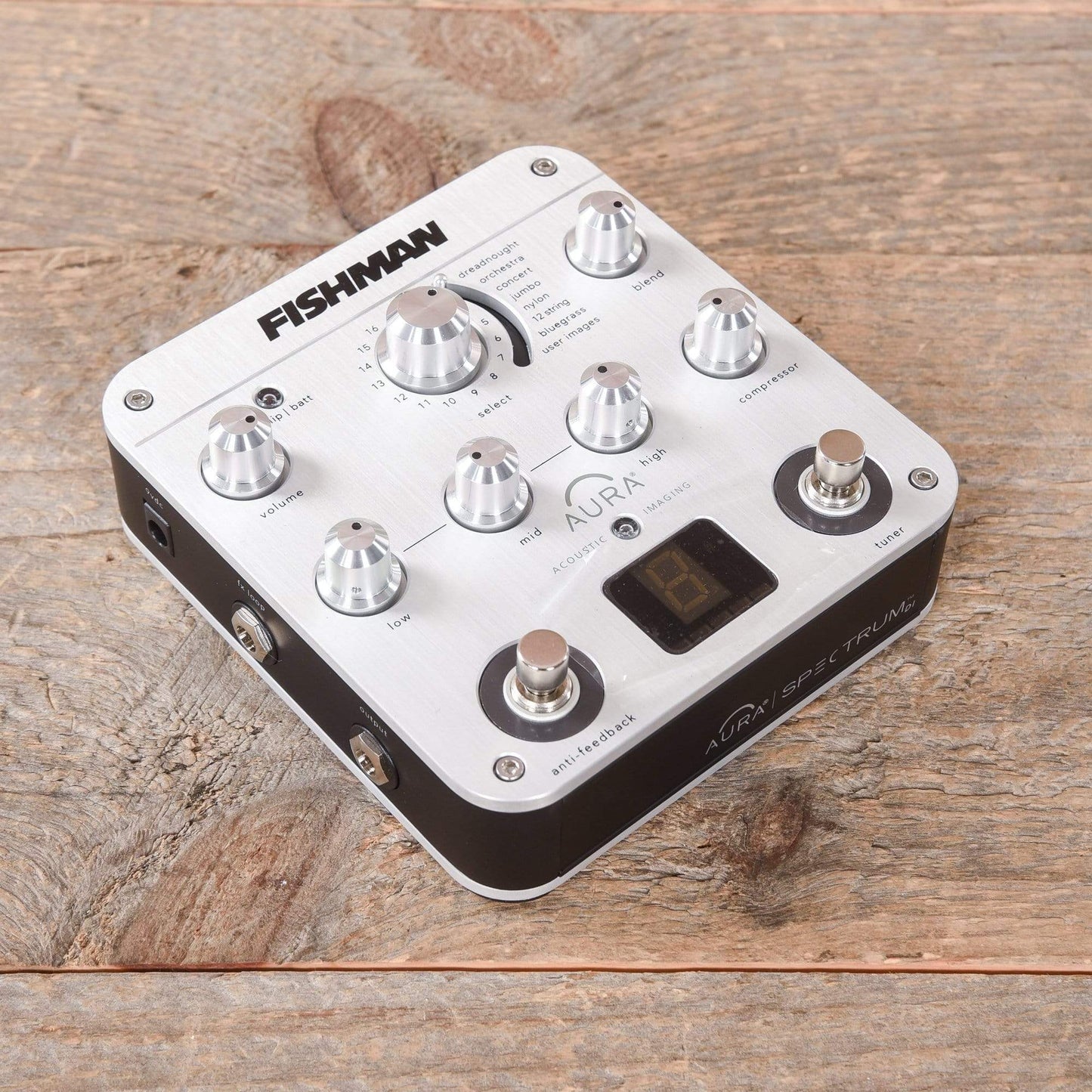 FISHMAN AURA SPECTRUM ACOUSTIC GUITAR DI PEDAL CARLOS